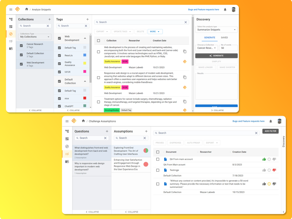 Fluidmemory Web Portal